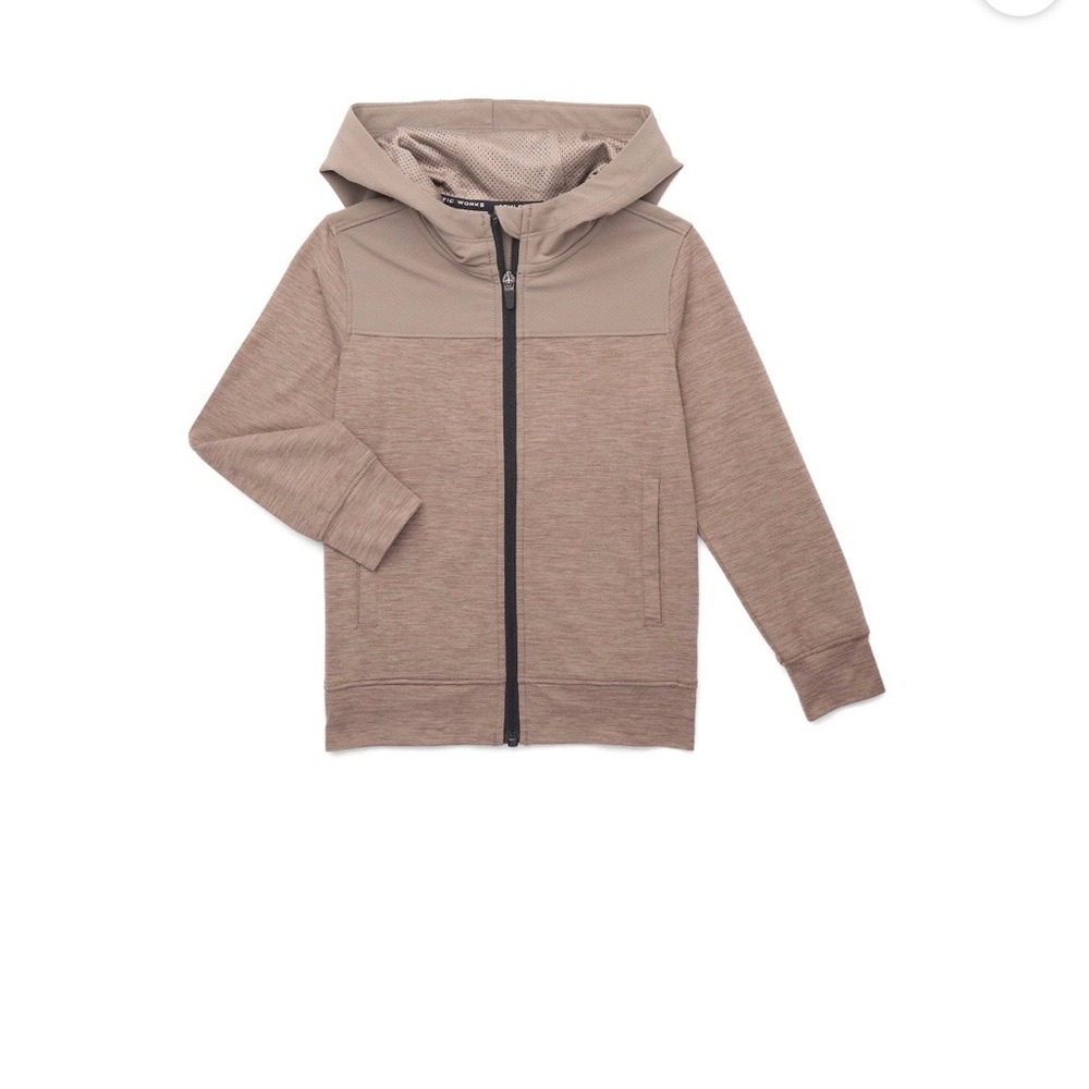 Kids Hooded Zip-Up Jacket in Taupe

Athletic Works Boys Knit Performance Jacket